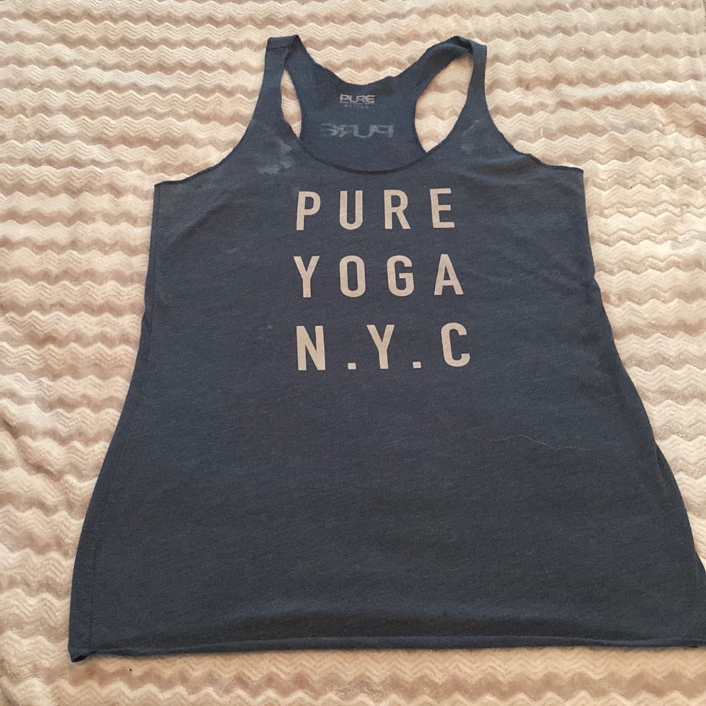 Pure Yoga Shirt Size M Used See Pics As It Is Part Of The Description